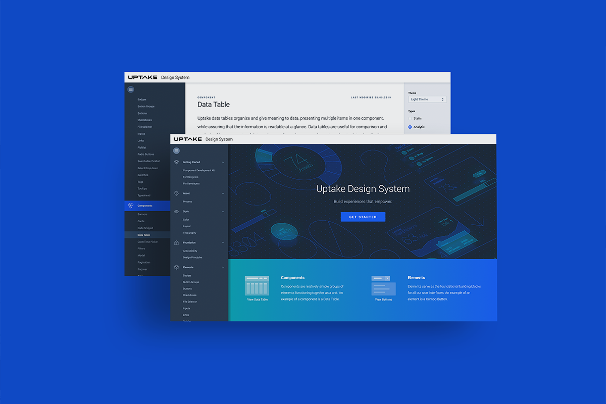 Uptake Design System — Case Study